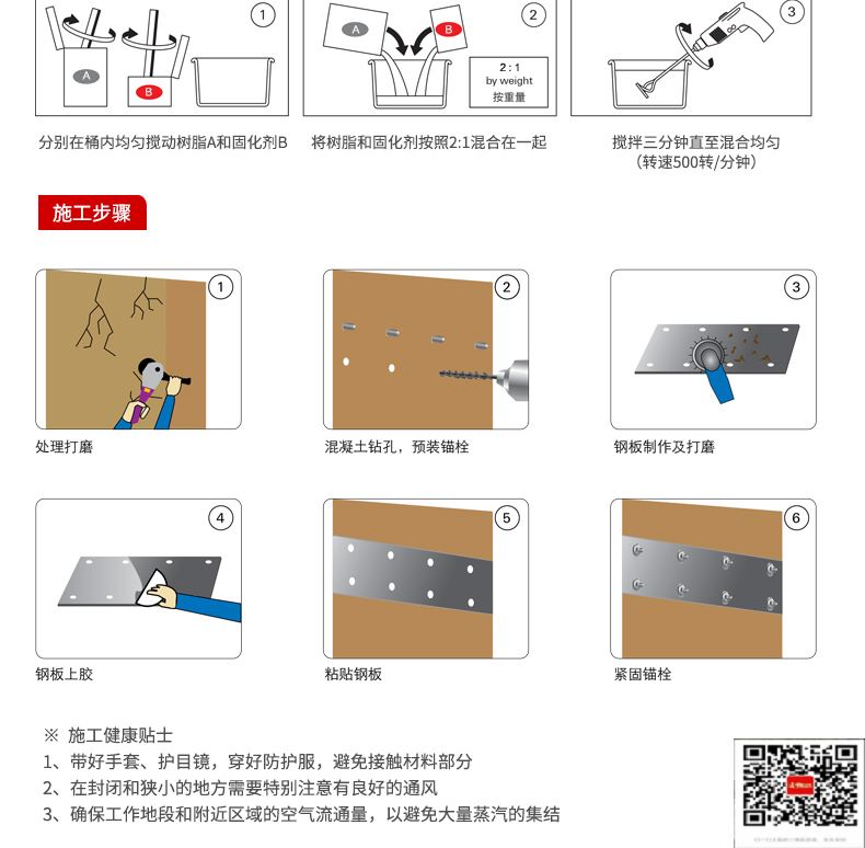 包钢肥乡粘钢加固施工过程